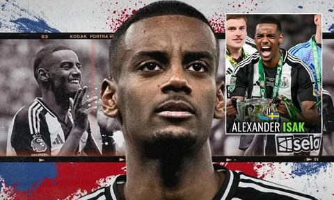 Tiền đạo Alexander Isak nổi loạn đòi rời Newcastle