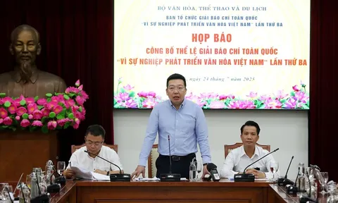 Điều chỉnh thời gian đăng tải và nhận tác phẩm Giải Báo chí toàn quốc “Vì sự nghiệp phát triển Văn hóa Việt Nam” lần thứ Ba