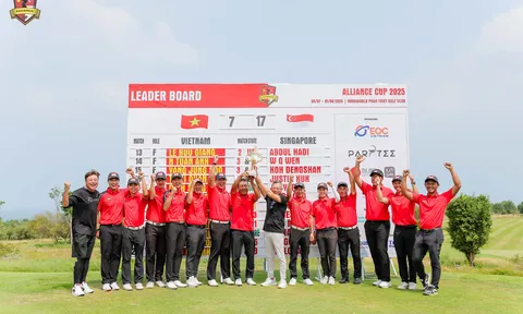 Giải đấu Đối kháng Quốc tế Alliance Cup 2025: Tuyển Singapore bảo vệ thành công ngôi vô địch