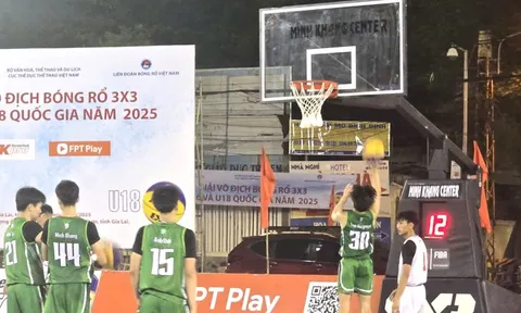 Khởi tranh Giải vô địch Bóng rổ 3x3 U16 và U18 quốc gia 2025