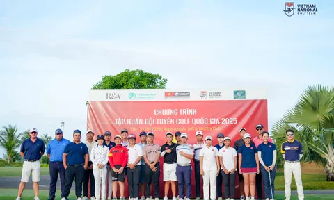 Đội tuyển golf Việt Nam kết thúc đợt tập huấn tháng 8/2025
