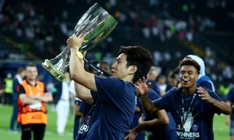 Lee Kang-in của PSG đi vào lịch sử Siêu cúp châu Âu