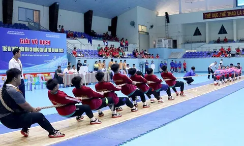 Thái Nguyên dẫn đầu Giải vô địch trẻ và thiếu niên Kéo co quốc gia lần thứ III năm 2025