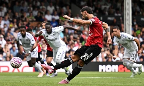 Bruno Fernandes và Dalot hóa tội đồ trong ngày Man United chia điểm trước Fulham