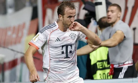 Harry Kane tỏa sáng, Bayern Munich đi tiếp tại Cúp Quốc gia Đức