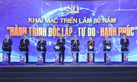 Khai mạc trọng thể Triển lãm thành tựu đất nước “80 năm hành trình Độc lập - Tự do - Hạnh phúc”