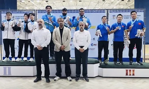 Giải vô địch Bắn súng châu Á 2025: Quang Huy và đồng đội giành huy chương đồng