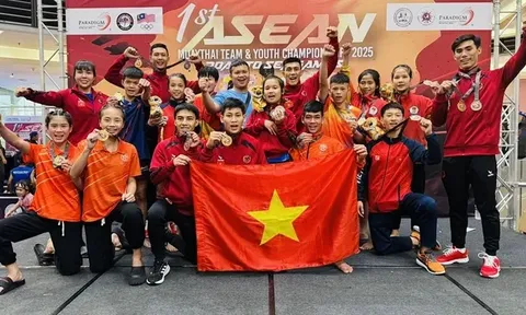 Giải vô địch đồng đội và vô địch Muay trẻ Đông Nam Á 2025: Muay Việt Nam giành 8 huy chương vàng trong lần đầu giải tổ chức