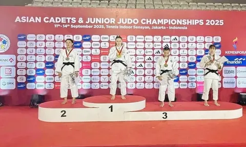 Giải vô địch Judo Trẻ châu Á 2025: Võ sĩ Tạ Yến Như giành huy chương đồng