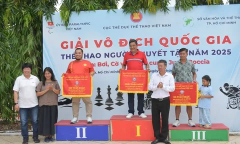TP.HCM đứng nhất toàn đoàn môn Bơi tại Giải vô địch quốc gia Thể thao Người khuyết tật năm 2025