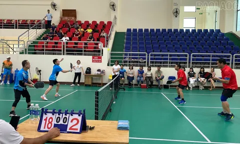 Giải Pickleball chào mừng thành công Đại hội Đảng bộ các cơ quan Đảng tỉnh Lào Cai lần thứ nhất