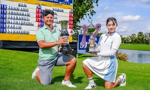 Golfer Nguyễn Tuấn Anh vô địch Giải Golf Singha Thailand Amateur Open 2025