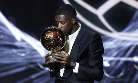 Dembele giành giải thưởng Quả bóng Vàng 2025