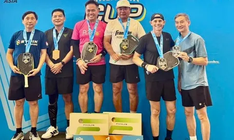 Việt Nam vô địch nội dung đôi U50 Giải Pickleball PPA Tour Asia Malaysia Cup 2025