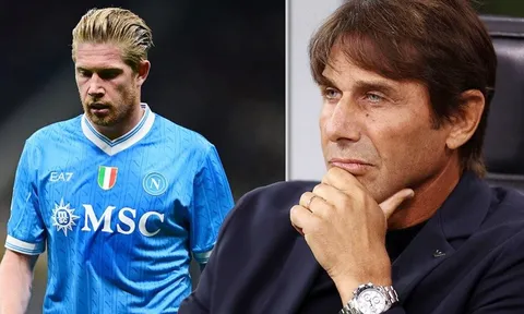 De Bruyne bị huấn luyện viên Conte cảnh báo