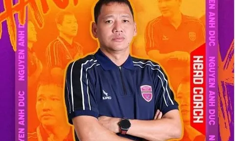 Huấn luyện viên Nguyễn Anh Đức chia tay Becamex TP.HCM