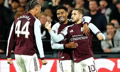 Aston Villa thắng trận thứ hai liên tiếp tại Europa League