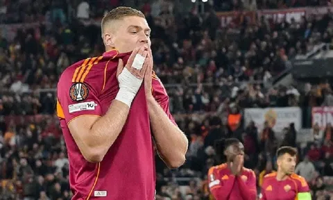 AS Roma gục ngã trước Lille ở lượt trận thứ hai vòng phân hạng Europa League