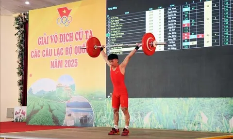 Khai mạc Giải vô địch Cử tạ các câu lạc bộ quốc gia năm 2025