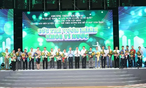 Tuần lễ “Khỏe để xây dựng và bảo vệ Tổ quốc” năm 2025 diễn ra nhiều hoạt động ý nghĩa
