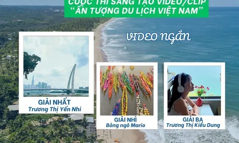 Công bố giải bình chọn tháng 9 Cuộc thi "Sáng tạo Video/Clip Ấn tượng Du lịch Việt Nam"