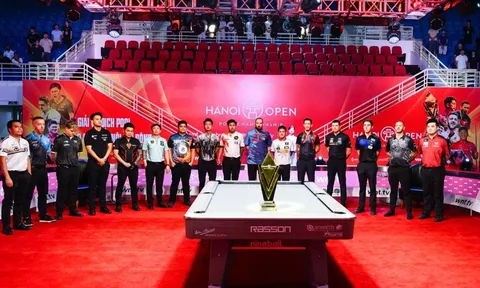 Hơn 250 cơ thủ từ 40 quốc gia tranh tài tại Giải vô địch Pool 9 bóng Hà Nội mở rộng 2025