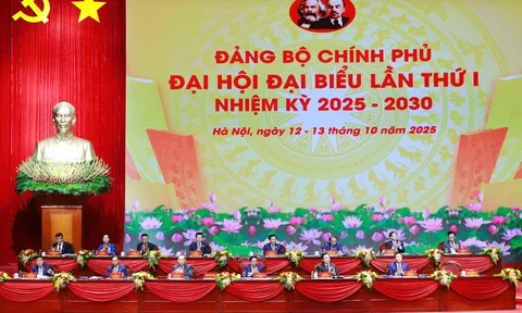 Đại hội Đảng bộ Chính phủ lần thứ I tiến hành phiên trù bị