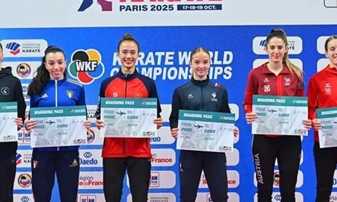 Karate Việt Nam hoàn thành chỉ tiêu 2 suất tham dự Giải vô địch thế giới 2025