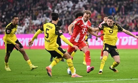 Harry Kane tỏa sáng, Bayern Munich giành trọn 3 điểm trước Dortmund