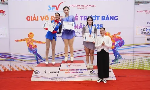 Hà Nội thống trị Giải vô địch trẻ Trượt băng quốc gia năm 2025