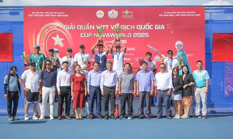 Vũ Hà Minh Đức giành cú đúp Giải vô địch Quần vợt quốc gia 2025