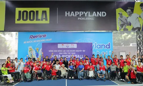 30 vận động viên tham gia Dự án "Nâng cao năng lực cho người khuyết tật qua môn thể thao Para Pickleball”