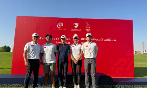 Đội tuyển golf Việt Nam giành 2 huy chương bạc tại Đại hội Thể thao Trẻ châu Á 2025