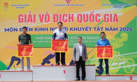 Thành phố Hồ Chí Minh nhất toàn đoàn Giải vô địch quốc gia môn Điền kinh người khuyết tật năm 2025