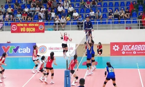 Xác định 4 cặp tứ kết nữ Giải Bóng chuyền hạng A toàn quốc 2025