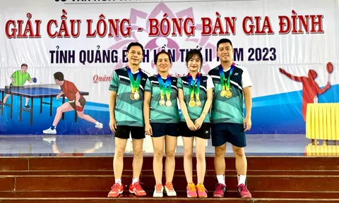 Chuyện về "Gia đình cầu lông" ở xã vùng cao Minh Hóa