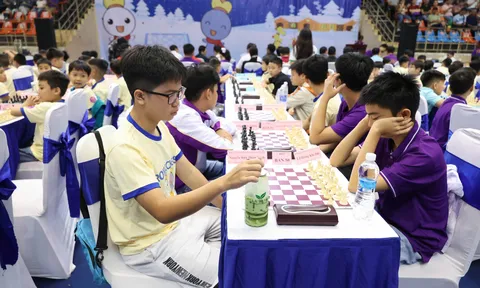 Hơn 800 kỳ thủ nhí tham dự Giải cờ Vua RoyalChess Winter Tournament 2025