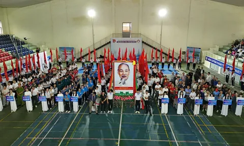 Khai mạc Đại hội Thể dục thể thao phường Đăk Cấm lần thứ nhất năm 2025