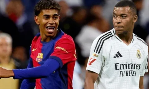 Lamine Yamal xô đổ kỳ tích của Kylian Mbappe