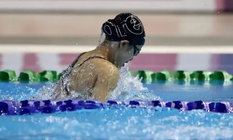 Các vận động viên trọng điểm đội tuyển bơi Việt Nam tập huấn tại Trung Quốc