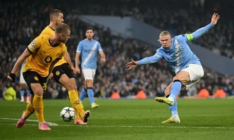 Erling Haaland thiết lập kỷ lục sau chiến thắng đậm của Man City