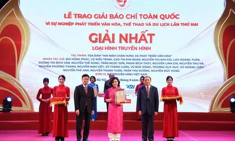 Trao Giải Báo chí toàn quốc "Vì sự nghiệp phát triển Văn hóa Việt Nam" lần thứ ba