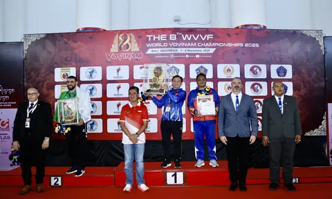 Giải vô địch Vovinam thế giới 2025: Đội tuyển Việt Nam giành ngôi vô địch toàn đoàn