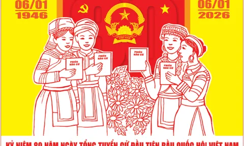 Phê duyệt mẫu tranh cổ động sử dụng chính thức trong các hoạt động tuyên truyền kỷ niệm 80 năm Ngày Tổng tuyển cử đầu tiên