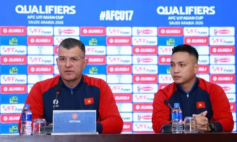 U17 Việt Nam tự tin hướng tới mục tiêu vượt qua Vòng loại Giải vô địch U17 châu Á 2026