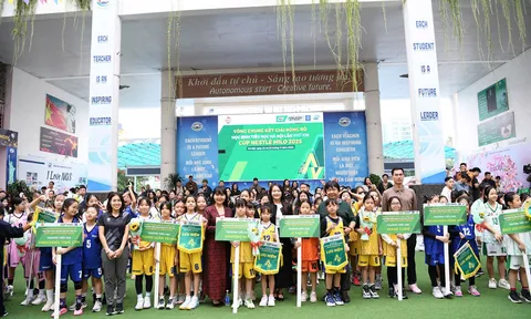 Khởi tranh Vòng chung kết Giải Bóng rổ Học sinh Tiểu học Hà Nội lần thứ XIX - Cúp Nestlé MILO 2025