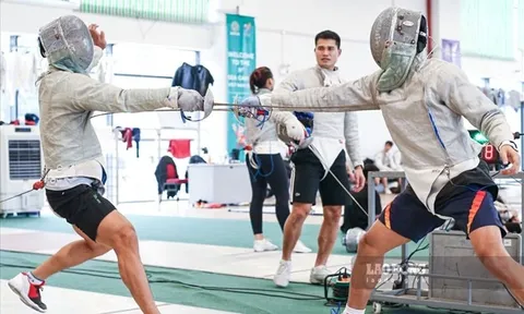 Đội tuyển đấu kiếm Việt Nam tập huấn tại Hàn Quốc