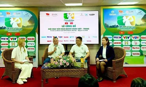 120 golfer tham dự Giải Golf hữu nghị Doanh nhân Việt - Trung 2025