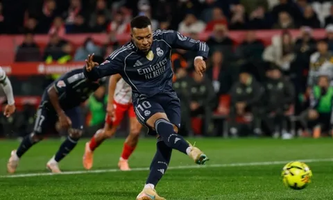 Kylian Mbappe ghi bàn, Real Madrid vẫn bị Girona cầm chân