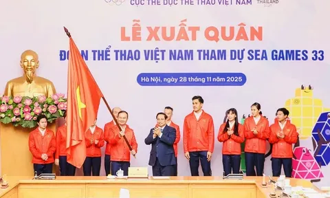 Lễ thượng cờ của Đoàn Thể thao Việt Nam sẽ diễn ra ngày 8/12